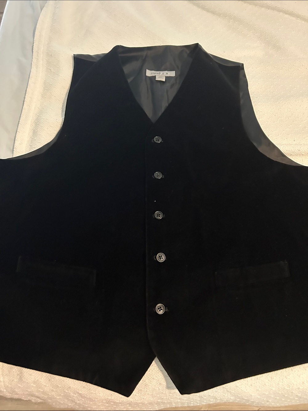 Men’s velvet vests size 3XL black or blue